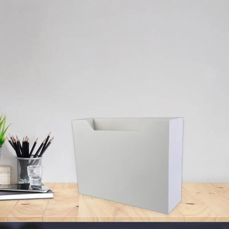 

Desk Book End 4x12.5x9.4Inch Desk Magazine Stand Space Saving Desk Book Organizers Document Organizers Case for Office