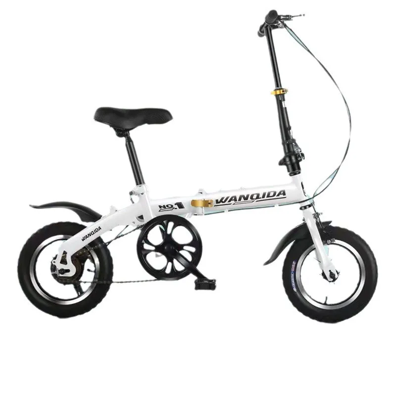 AliExpress Cycling City Mini Folding Bicycle 12 14 Small Bike For Male And Female Students Portable Ultra Light Transmission Disc Brakes