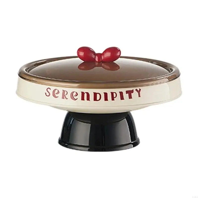 Premium Homes Decors Piece Snacks Serving Dish Combining Luxurious Aesthetic Functional Lid Drain Base PP Materials for Various