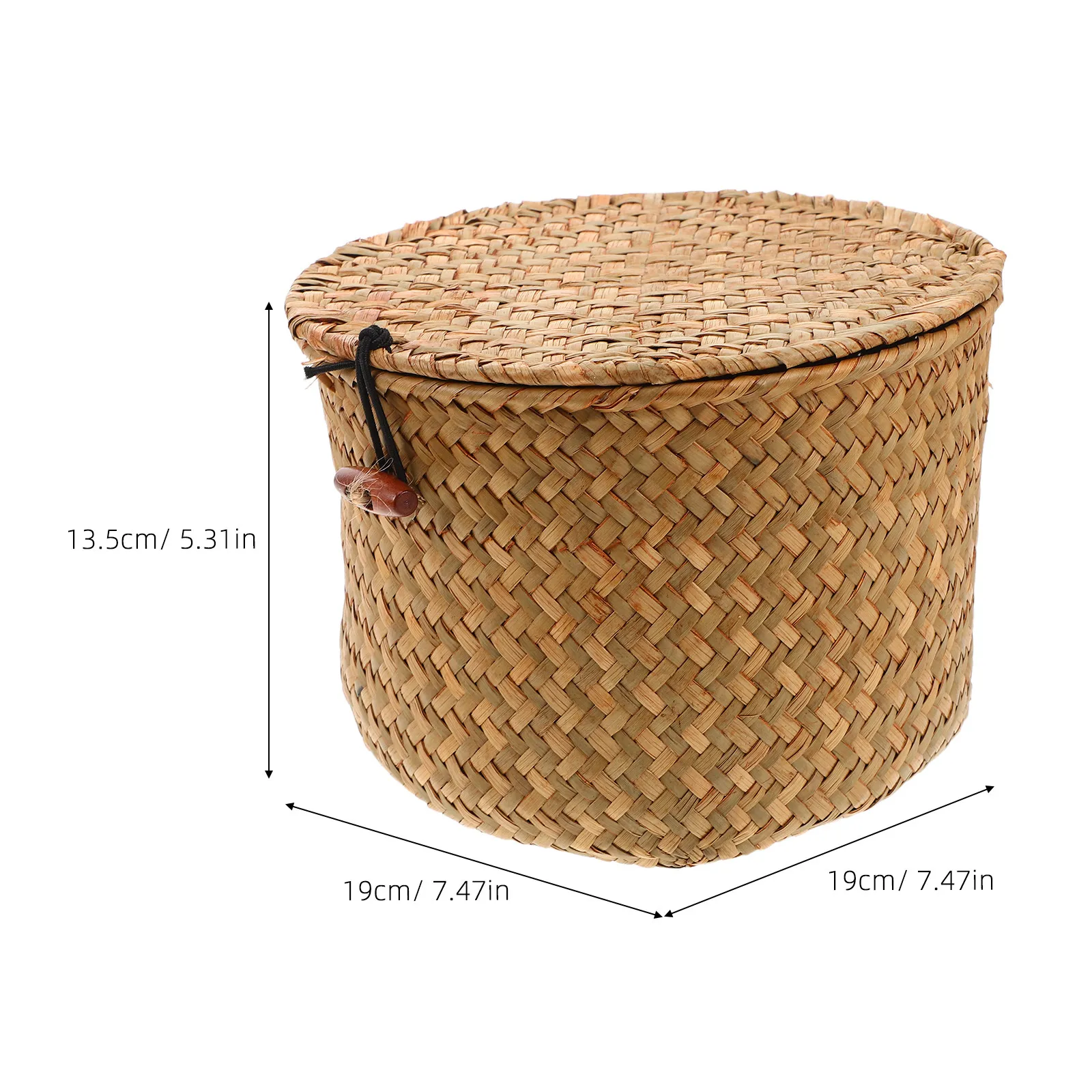2Pcs Small Desktop Trash Can with Lid Round Mini Waste Basket for Study Desk Office Tabletop Organizing Mess Free Easy Clean