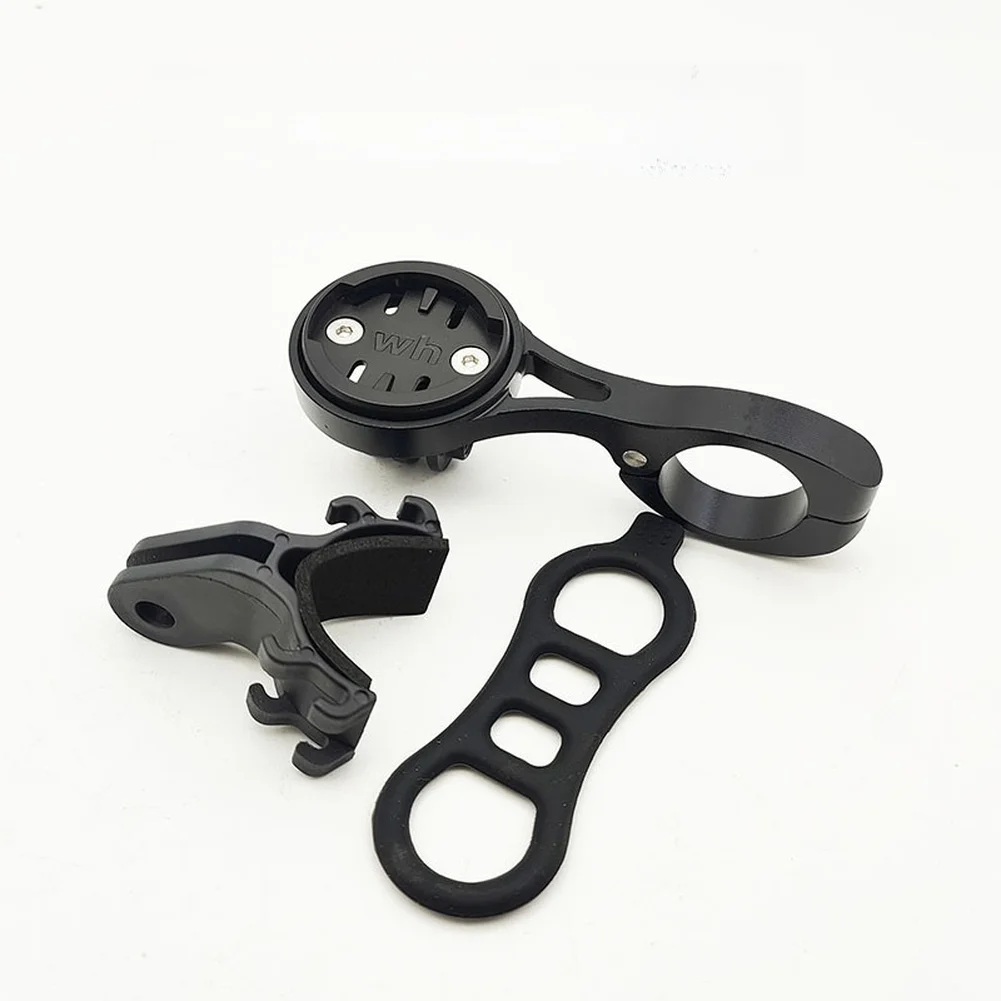 Aluminium Alloy Bracket Bike Computer Mount Lightweight Construction Rubber Band Included 9.1*3.6*2.8cm Cycling Accessory