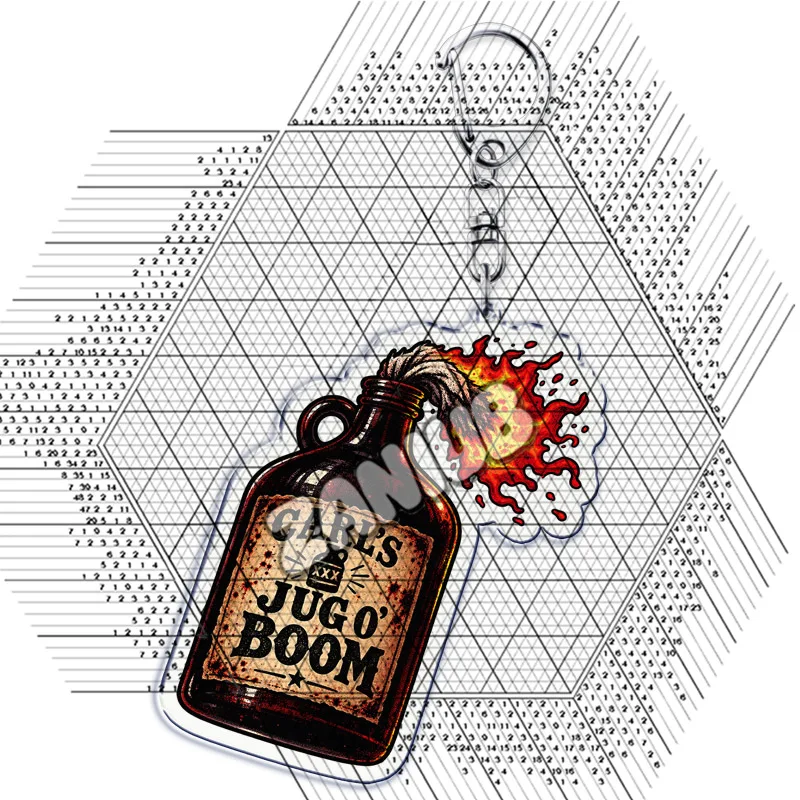 Dungeon Crawler Carl Keychain Pack  Princess Donut, Mongo, Carl Vinyl Stickers  Build Your Own Loot Bo Acrylic Keychain
