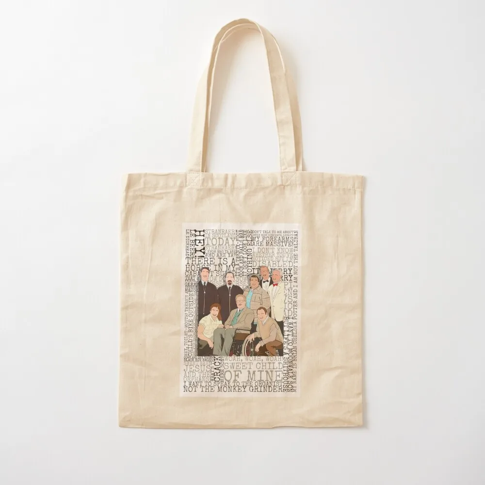 

Peter Kay Funny Quote Tote Bag custom bags Handbags women large tote bag Canvas Tote Bag