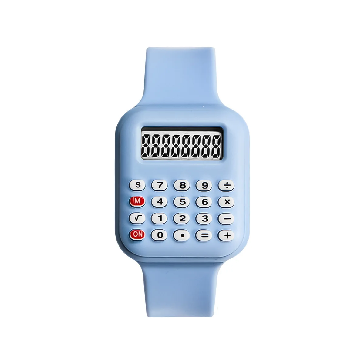 Neue elektronische Taschenrechner-Kinderuhren für Mädchen, Kautschukband, Kinder-Digitaluhr, Schule, Studenten, Herrenuhr – Detail 6