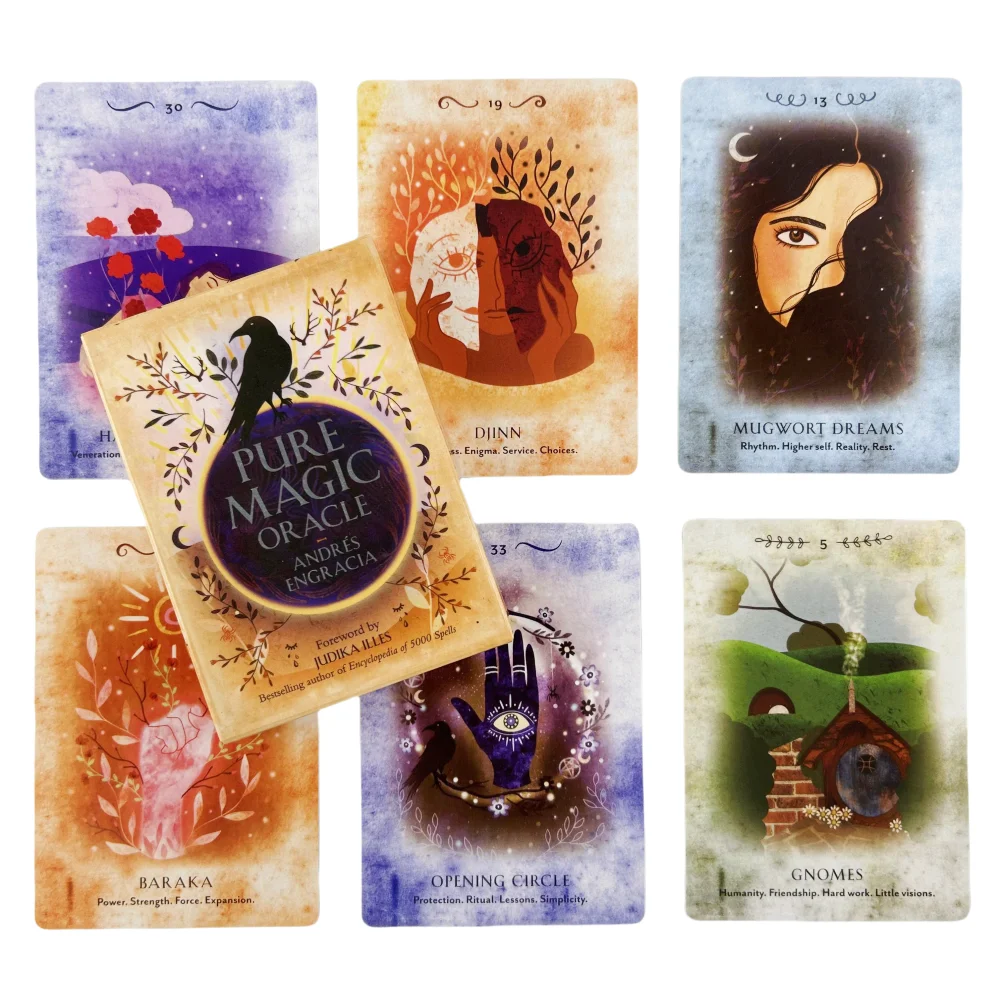 

Pure Magic Oracle Cards A 36 English Divination Edition Deck Board Games Playing Cards
