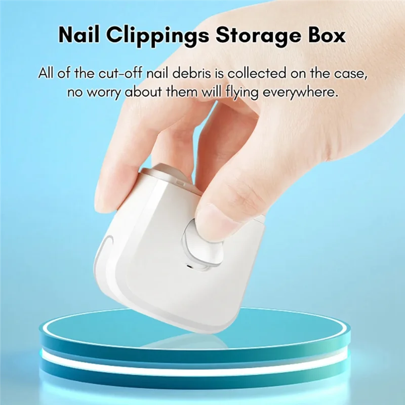 

A39M Electric Nail Clipper Manicure Device For Adults, Nail Polisher, Baby And Child Anti-Pinch Automatic Nail Clipper, Durable