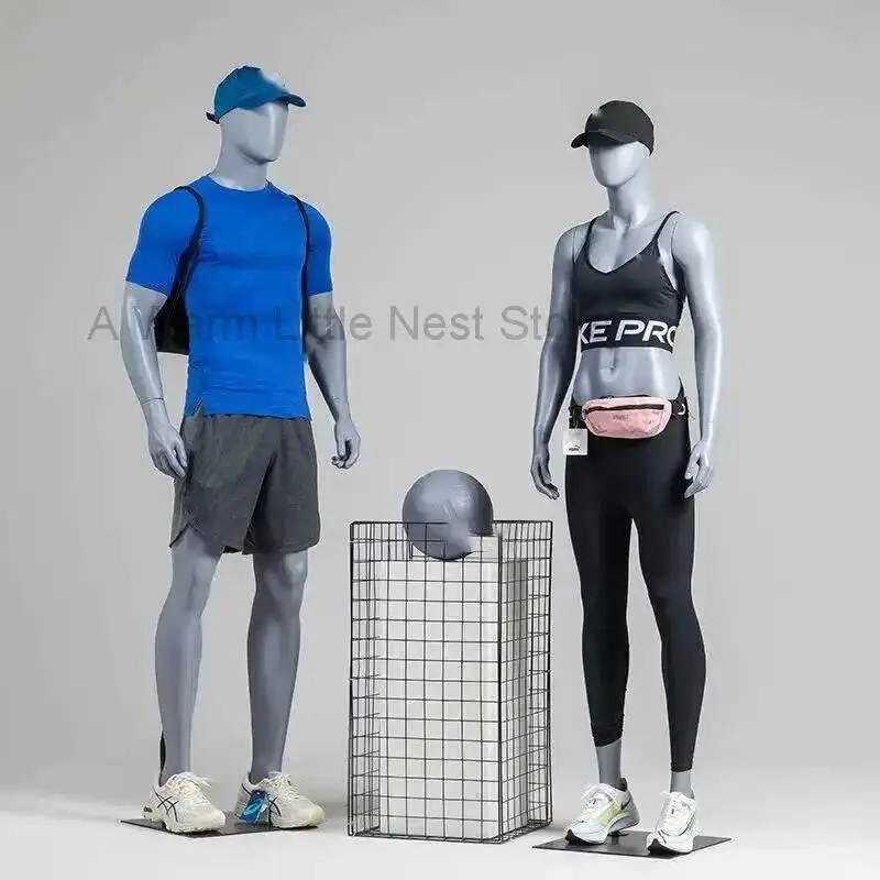

Black Muscular Male Mannequin Full Body Dummy Model Props for Sport Wear Clothing Display Men's Clothing Store Display Stand