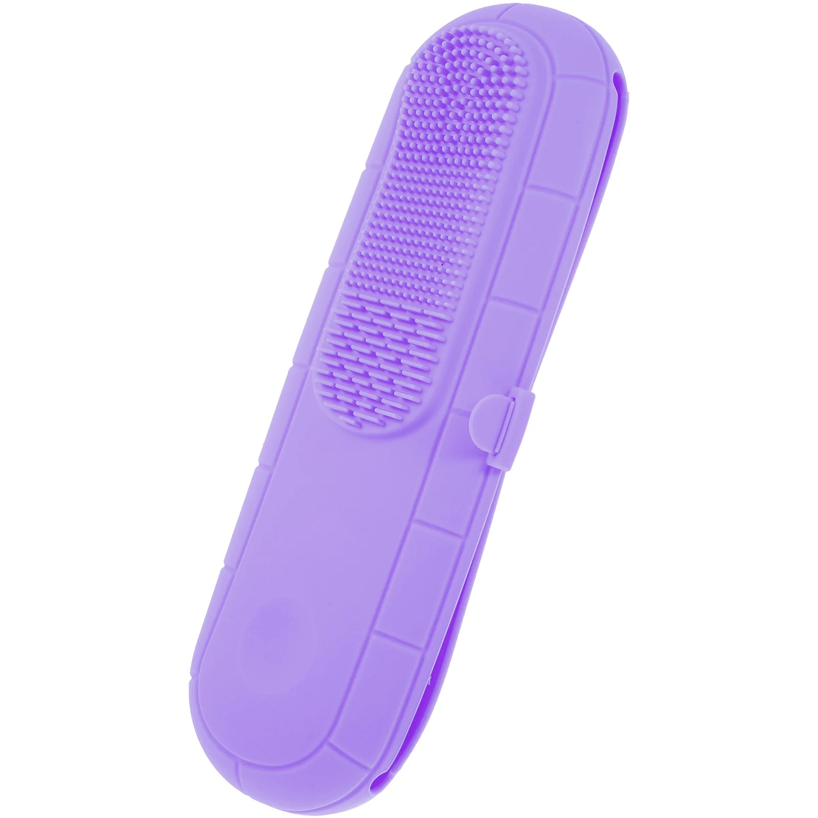 Estuche Compacto para Brochas de Maquillaje, Estuche Multifuncional de Silicona para Viajes, Organizador de Belleza Portátil, Estuche para Brochas de Maquillaje de Viaje