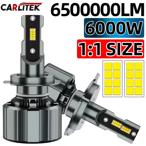 Carlitek H4 LED Headlight 6500K Brighter Canbus Led H7 H11 H8 H9 9005 HB3 9006 HB4 9012 HIR2 7580 CSP Car Light 12V 24V Fog Lamp