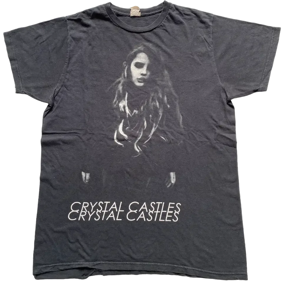 

Футболка Crystal Castle VINTAGE Photo BAND для мужчин и женщин, футболка унисекс высокого качества, футболки