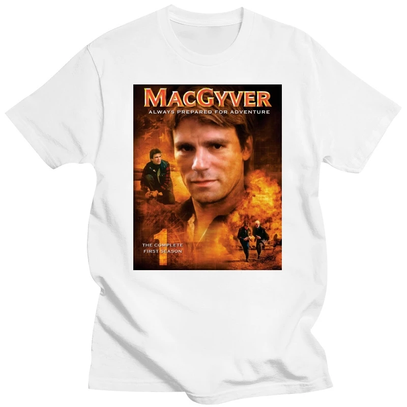 Macgyver V1 R D Anderson Poster Tv Series T Shirt Black All Sizes S To 4Xl