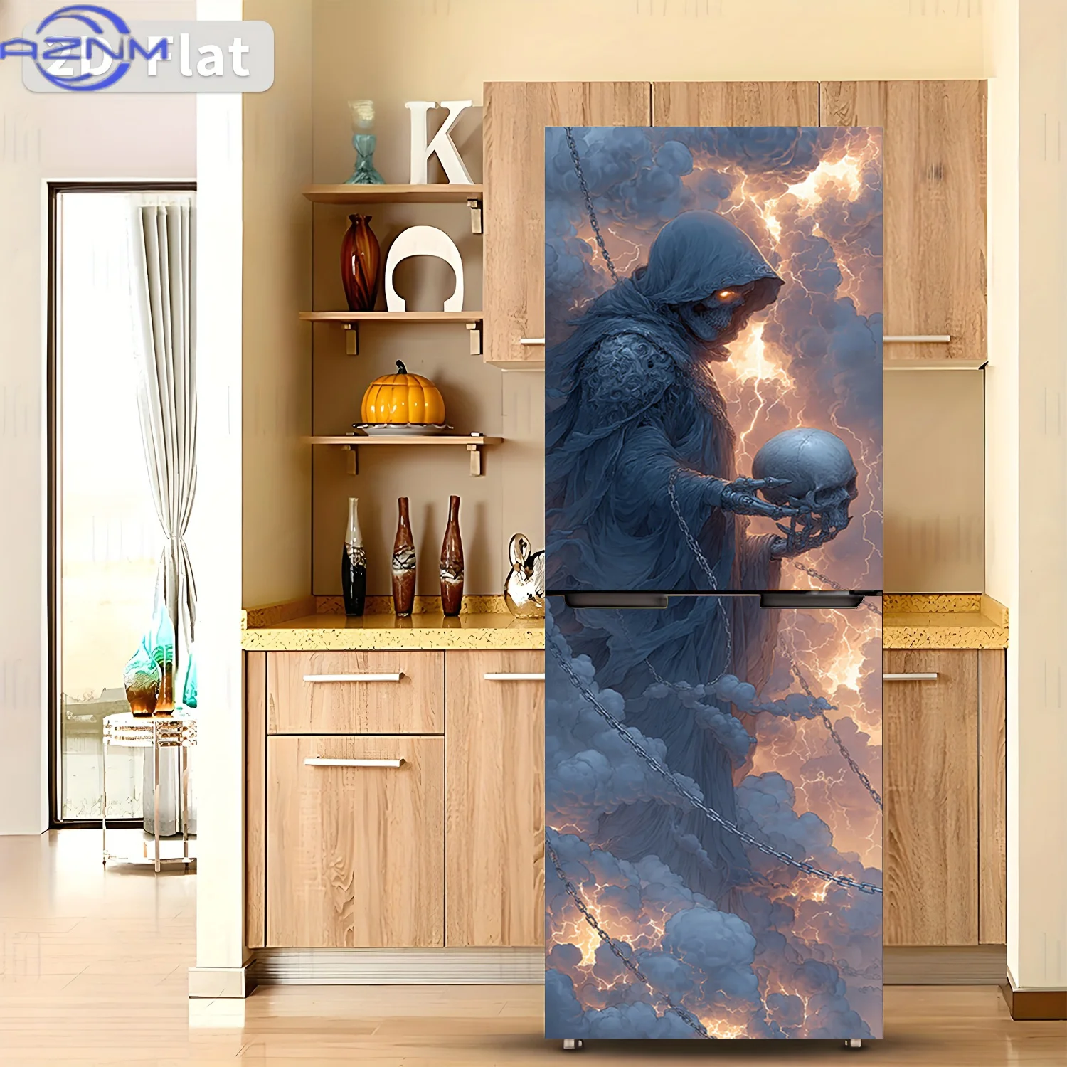 2D Flat Printing 1pc Refrigerator Sticker  