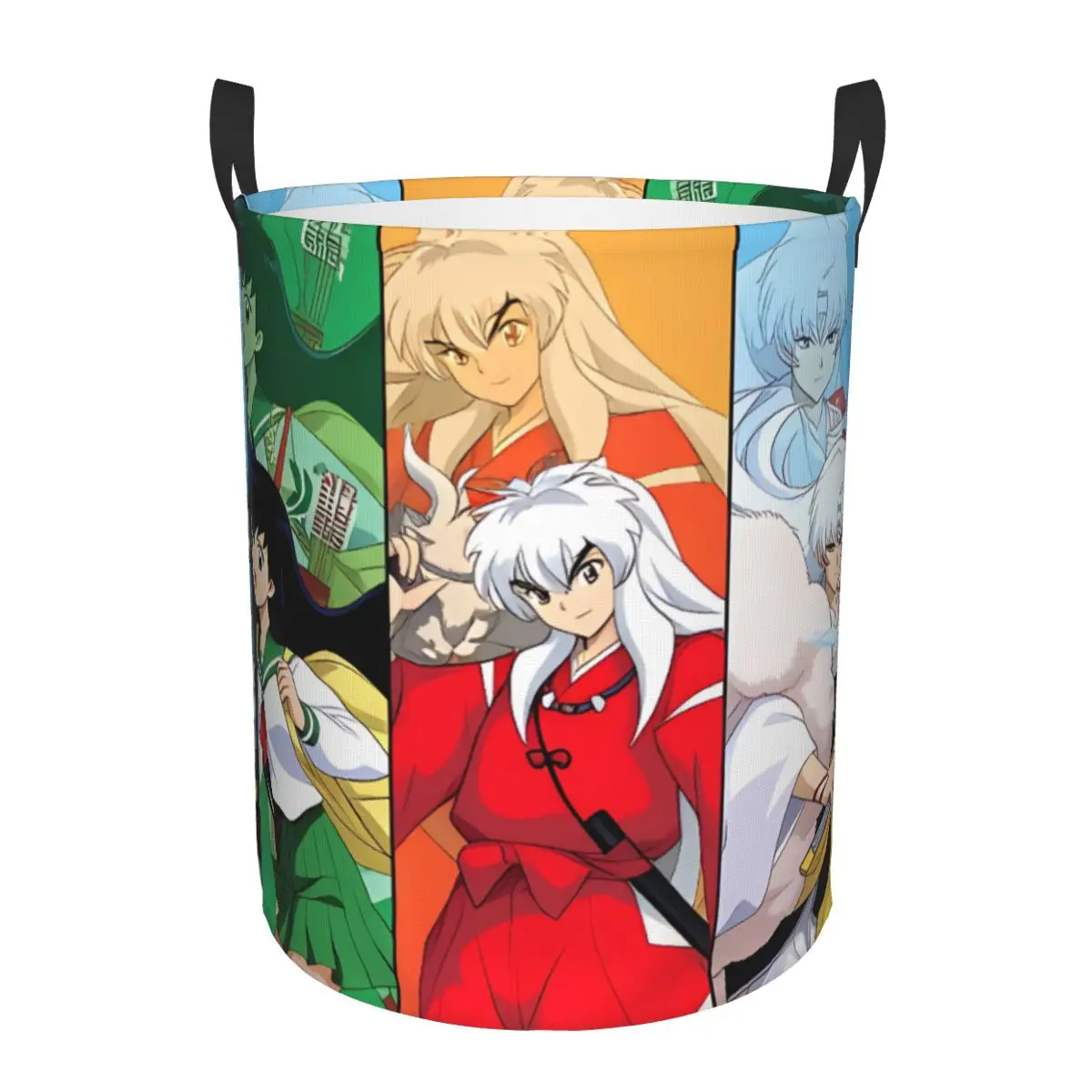 Cesto para Ropa Inuyasha Kikyo Kagome Higurashi, Cesto para Ropa Sucia Sesshomaru Sango Naraku, Bolsa de Almacenamiento de Ropa para el Hogar