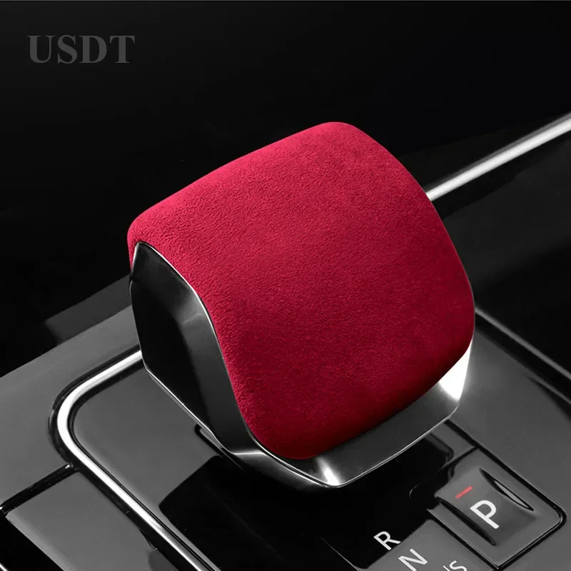 Top Suede Gear Shift Cover for Land Rover Discovery 5 Range Rover Sport Executive Velar 2021 2022 2023 2024 2025