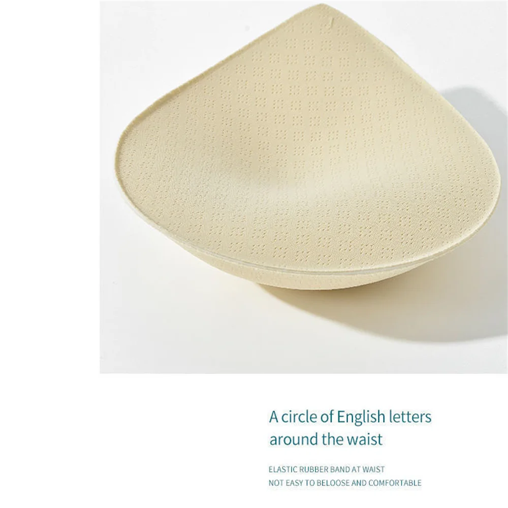 2PCS Thick Latex Bra Pads Push Up Breast Enhancer Removeable Bra Padding Inserts Cups For Swimsuit Bikini Padding 4/6cm