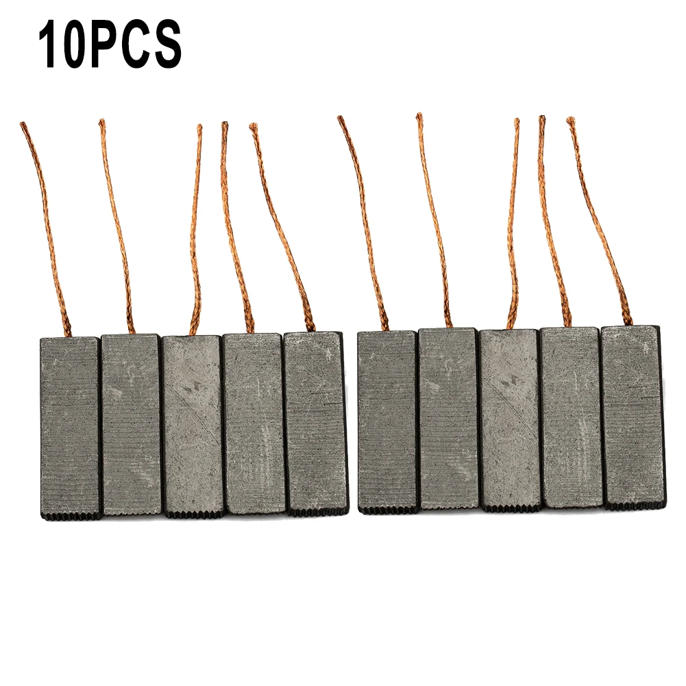 Set Carbon Brush Indoor Outdoor Motor 10pcs 39*13.5*5mm 70mm Accessories Replacement Washing Machine High Quality