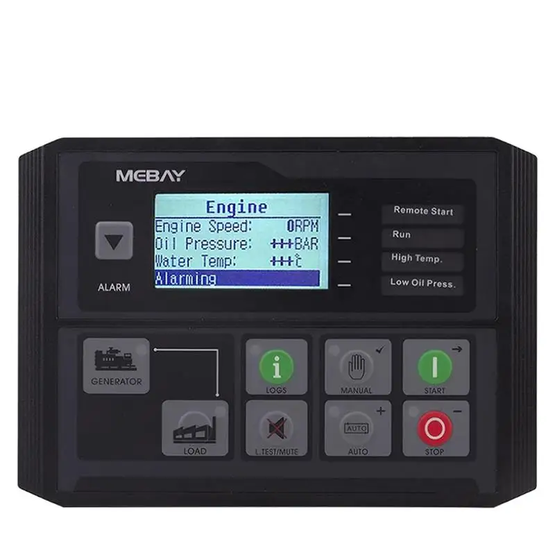 DC40D Mebay Original LCD Display Diesel Generator Set Controller Module Genset Parameters Monitoring DC42D DC40DR DC42DR MK3