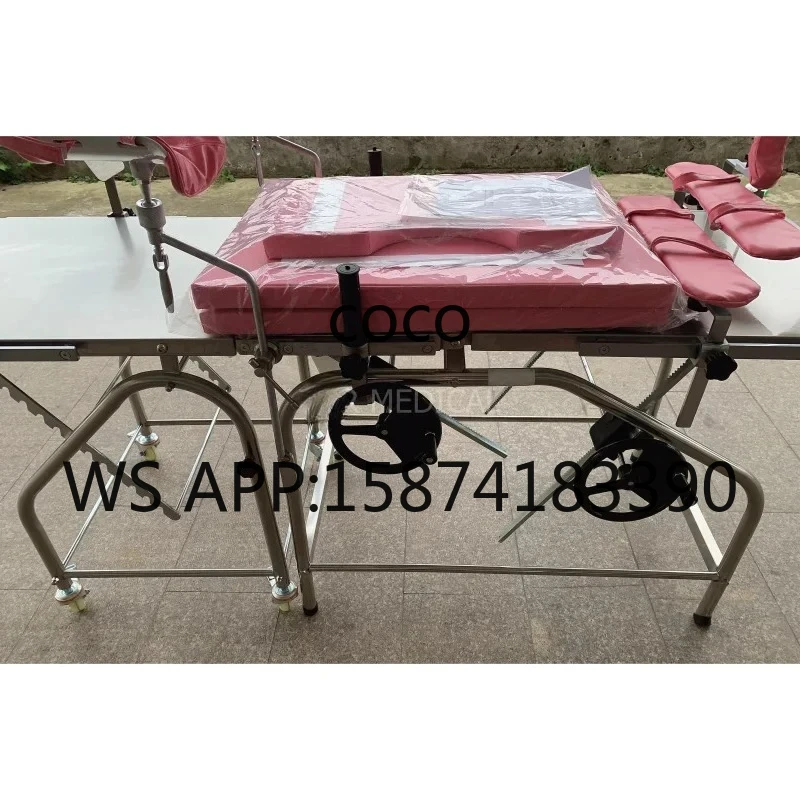 THR-C004A Medical Manual Gynecology Operating Bed Multifunctional Hospital Obstetric Delivery and Examination