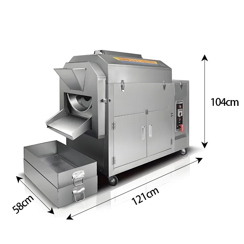 Custom Rotary Square Baking Machine Stainless Steel Tumble Roaster for Granules Powder Wholesale Order More Save More