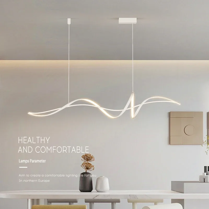 2025Moderne intelligente Pendelleuchten für Esszimmer, Heimdekoration, Lampe, Kronleuchter, Wohnzimmer, Beleuchtung, Lüster, Luminaria