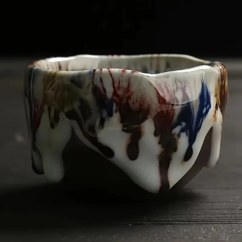 

Бытовая маленькая чайная чашка в китайском стиле для одного человека, керамическая чайная чашка ручной работы в стиле ретро, модная креативная кофейная чашка, чайная чашка