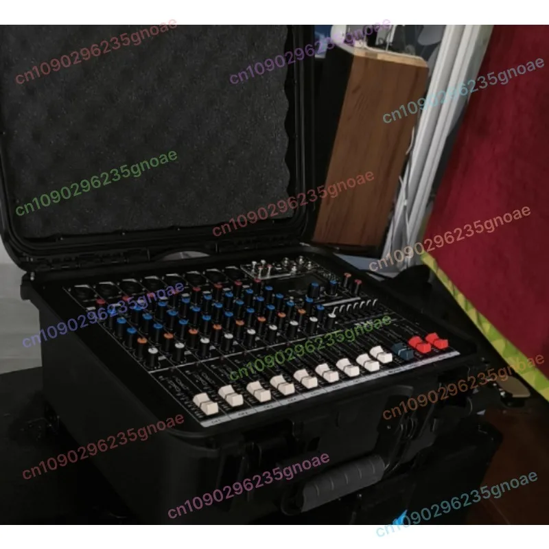 

Portable All-in-One PA System with 8-Ch Mixer, Bluetooth USB, Built-in Amplifier for Singer Host Karaoke KTV Event