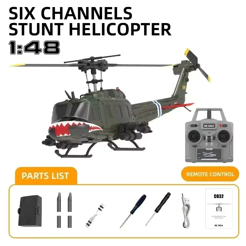 RC ERA C032 UH-1 RCヘリコプター 2.4G 4CH 6軸ジャイロ センチネルUH1