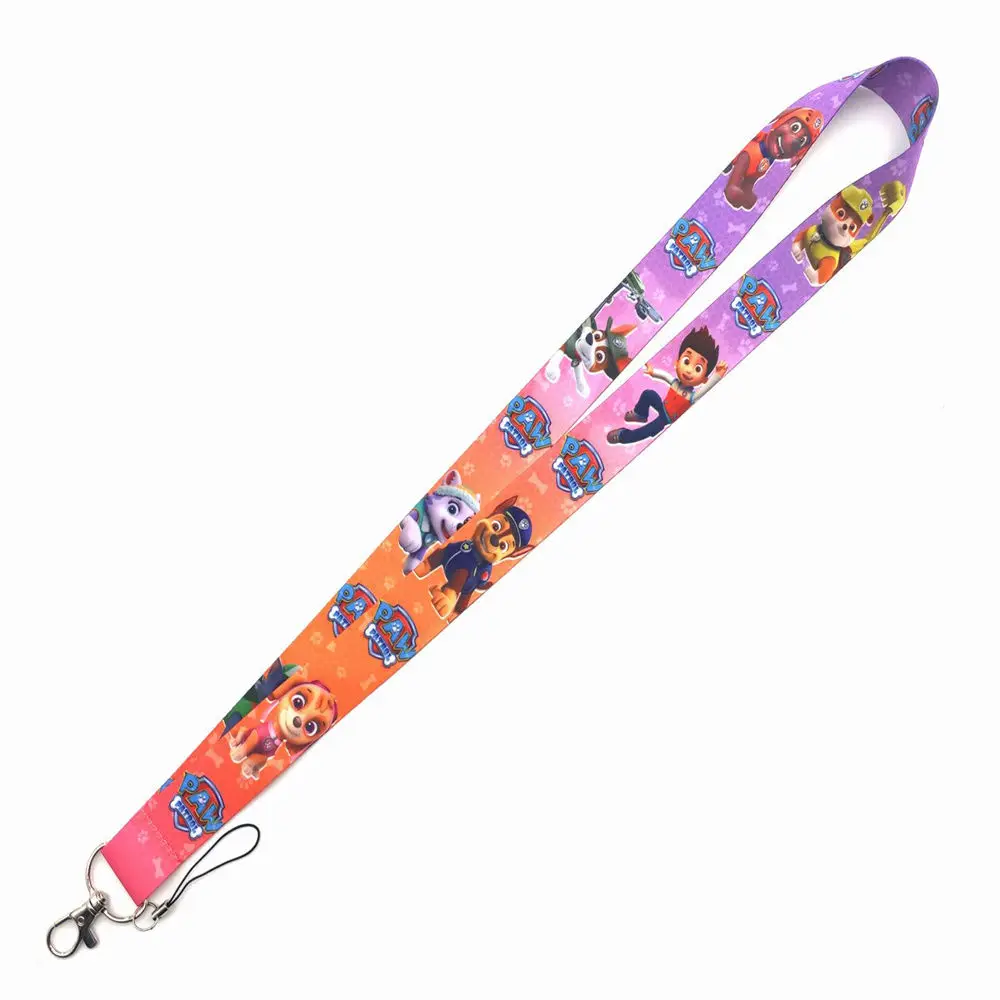 1 pièces PAW Patrol cou corde dessin animé Bus carte manchon étudiant cou sangle collier Type étudiant ID Badge cadre lanière corde chaîne