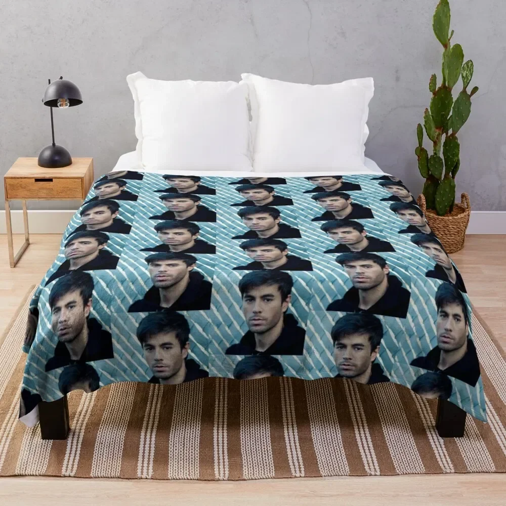 

pu Enrique tri Iglesias na1 tour 2020 Throw Blanket Thin Soft Blanket for Summer Night Sleeping