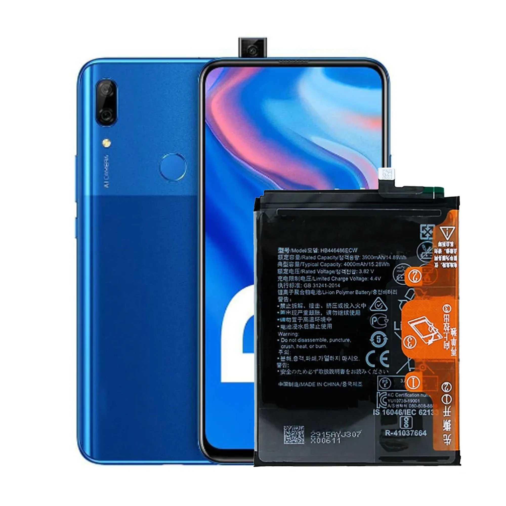 

Оригинальный аккумулятор емкости HB446486ECW для телефона Huawei P20 lite 2019 P Smart Z Y9S Nova 5i Honor 9X Pro, аккумуляторы Bateria