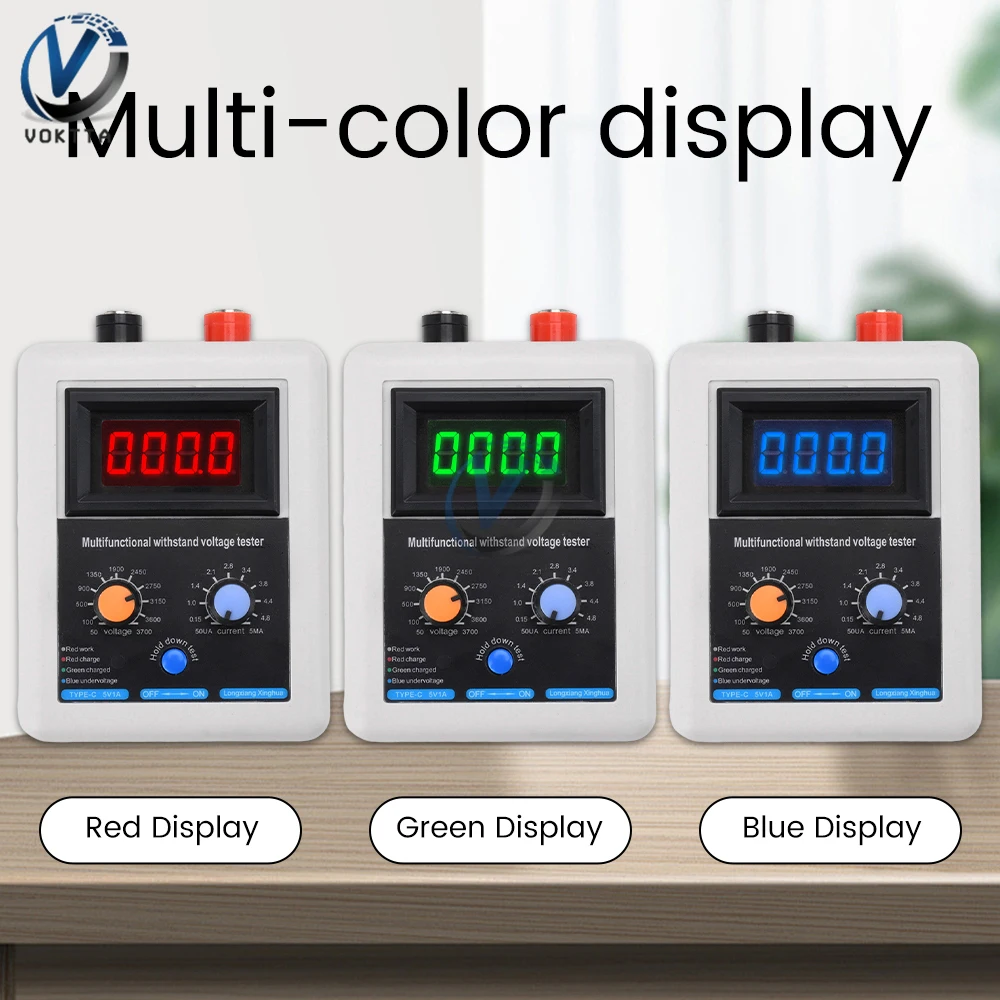 0V-3700V napięcie IGBT dioda Tester próbnik elektroniczny MOS trioda kondensator rezystor wytrzymuje Tester wyświetlacz LCD woltomierz multimetr