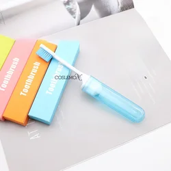 1pcs Portable Folding Toothbrush Super Soft Hair Travel Small Compact Storage Easy To Carry Outdoor Mini  Toothbrush