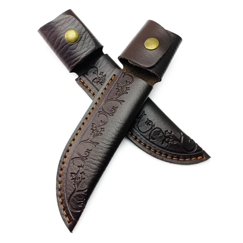 Leathers Sheath Belt Pocket Knife Holder for Outdoor Camping, BBQ, Hunting Drop shipping