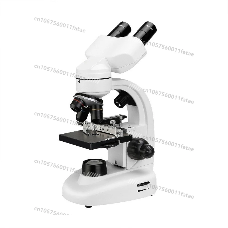 SV605 White + Black Compound Binocular Microscope [40x-1600x]