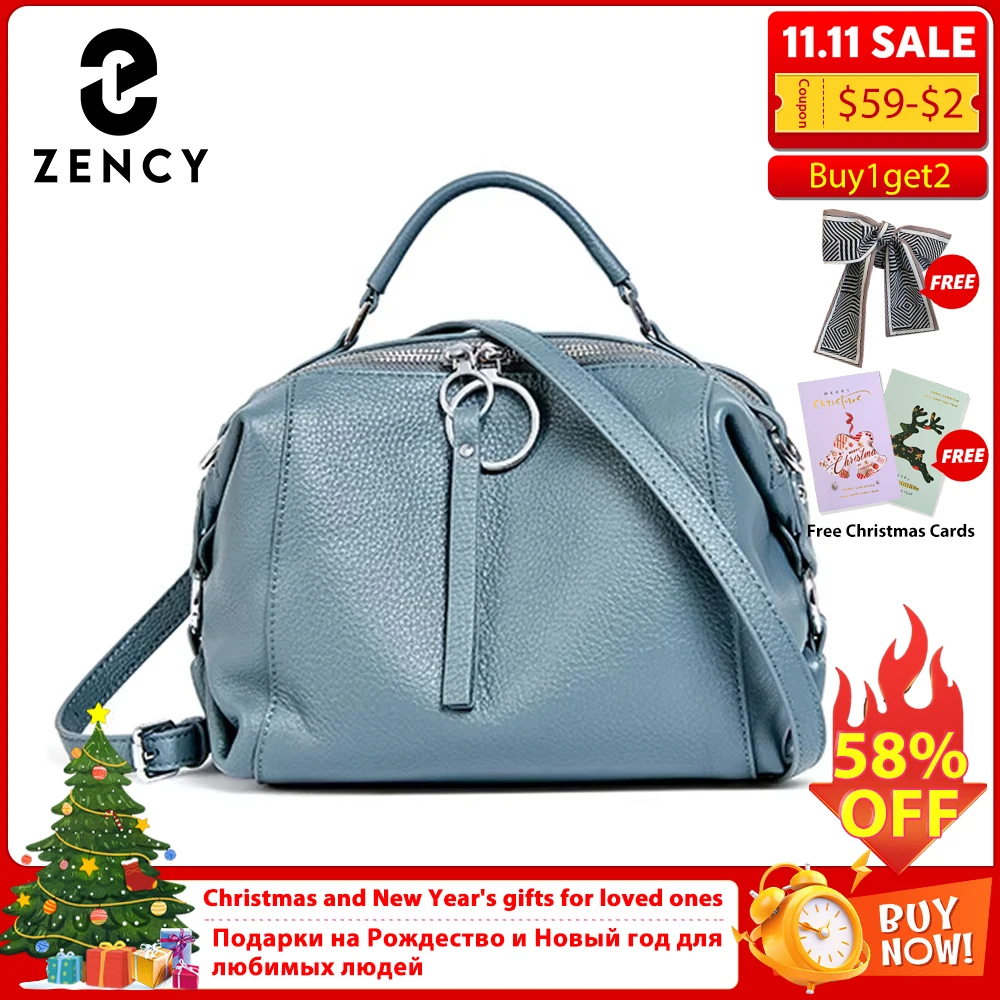 

Zency женская сумка из натуральной яловой кожи, сумки через плечо, женская сумка через плечо с верхней ручкой, модная сумка-подушка 1920, сумки-шоппер