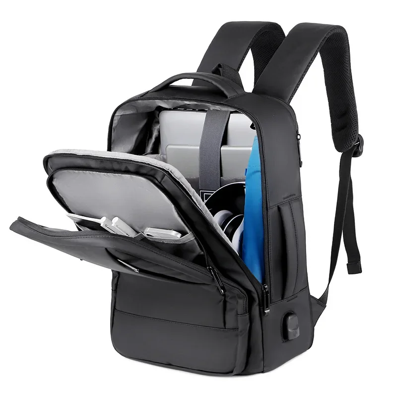 2024 Business Commuting Backpack Multifunctional Waterproof Computer Bag Men\'s Large-capacity Travel Office Shoulder Bag