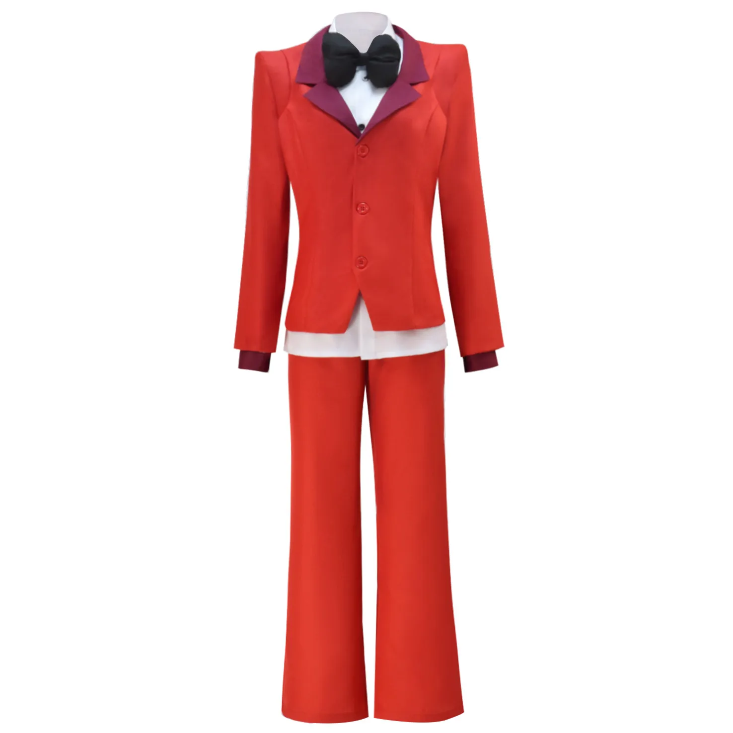 

Cossky Charlie Morningstar Cosplay Costume Adult Women Shirt Pants Uniform Suits Halloween Carnival Party Costume