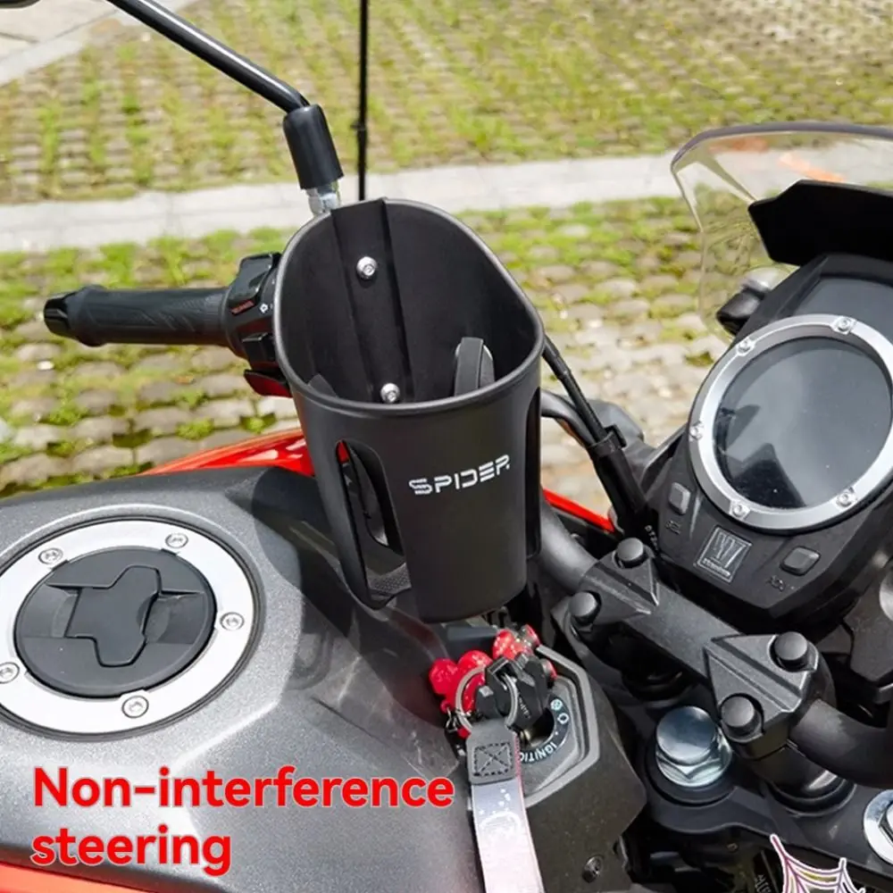 

Stable Water Bottle Holder Rearview Mirror Rotatable Motorcycle Cup Holder Accessories Creative Motorcycle Parts Motorcycle