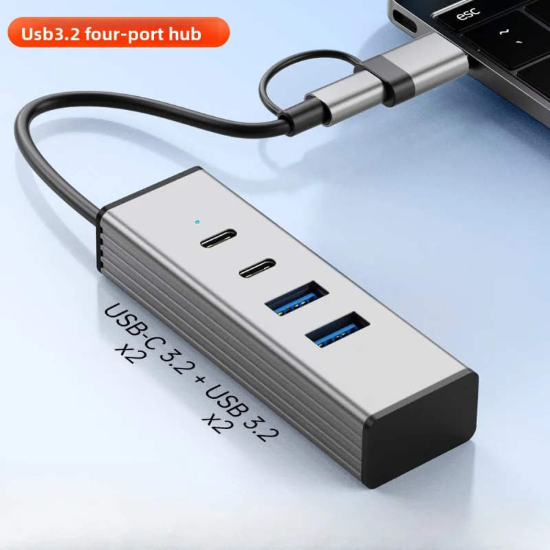 

usb3.0 hub3.1 Gen2 Hub 10Gbps Laptop Two-in-One Splitter