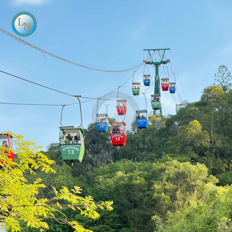 Bergkabel Auto Ropeway Apparatuur Bos Aarding Cabine Speeltuin Speeltuin Kabel Auto Apparatuur