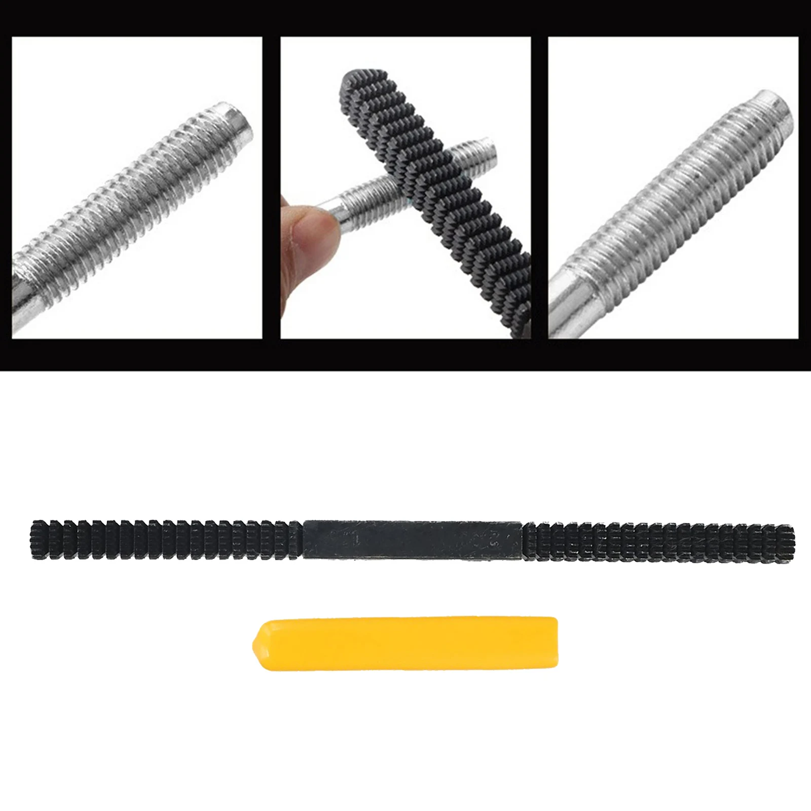 0.75-3mm Pitch Thread Repair File For Quickly Recover The Threads Of Processing Machinery Metric Thread Restoration Repair File