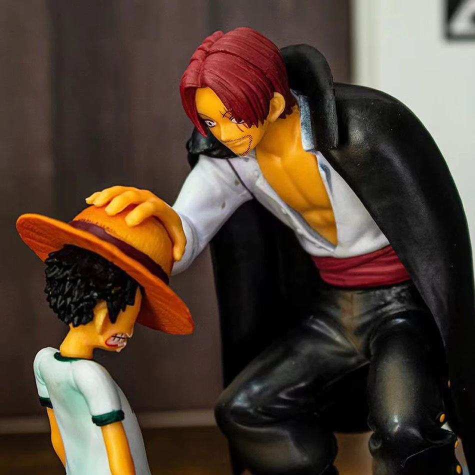 Figuras de acción de Luffy de una pieza de 18cm, modelo de juguete de Pvc, mono D. Figuras de Luffy, estatua de Anime de una pieza, modelo ornamentado, regalos de cumpleaños
