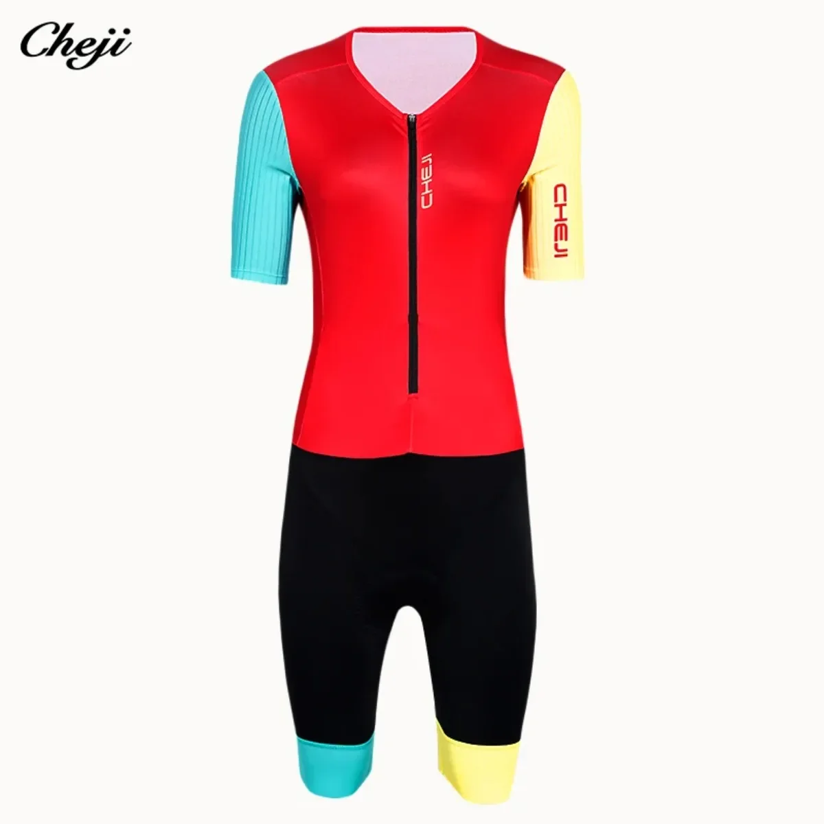 

Cheji Women's Summer Riding Tights Jumpsuit Cycling Clothing Quick Drying High Quality Jersey Leg Warmers Bib Shorts Pants