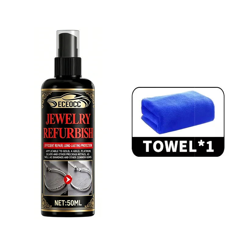 Premium Jewelry Polishing Compound 50g, Remove Tarnish & Restore Brilliant Luster