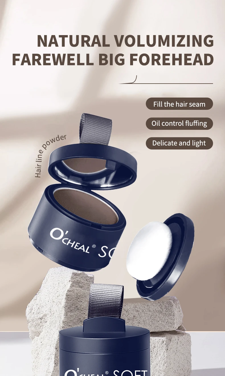 O'CHEAL Hairline Fluffy Powder Repair Volume Powder Shadow Shadow Powder Hair Concealer Coverage Fill Forehead Hairline – Detail 1