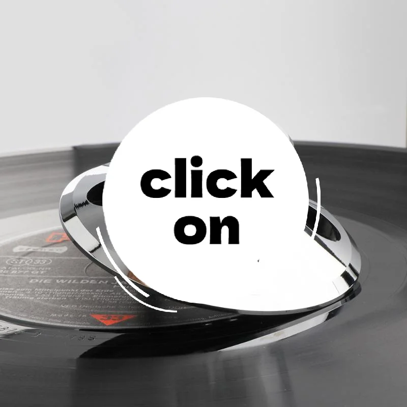 Il stabilizzatore di dischi giradischi per dischi in vinile audio riduce il rumore dello sfondo Giradischi Morsetto per pesi Tappetino per pressa per dischi