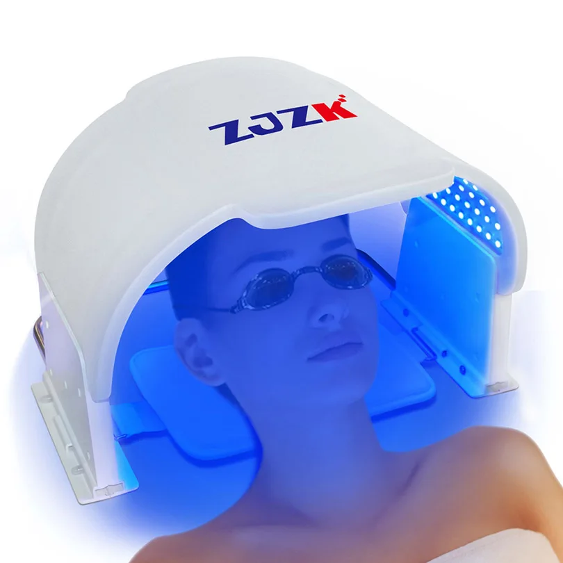 

ZJZK High End 7 Colors Far Infrared Therapy Device Facial Led Mask 990 Beads for Skin Care Rejuvenation Anti-Ance Shrink Pores