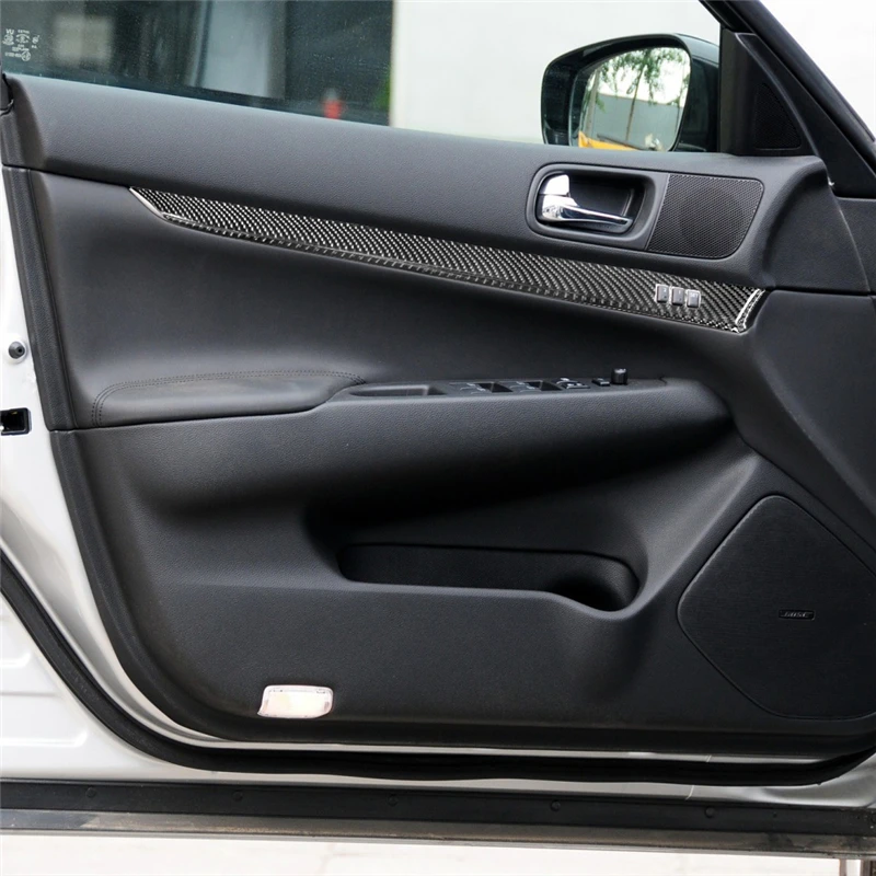 Car Interior Decoration Protection For Infiniti G37 SEDAN 2010 2011 2012 2013 Carbon Fiber Stickers