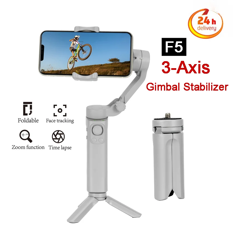 

F5 Gimbal Smartphone 3-Axis Phone Gimbals Stabilizer Foldable For iPhone 14 Pro Max/Xiaomi/Huawei/Samsung VS DJI OM 6