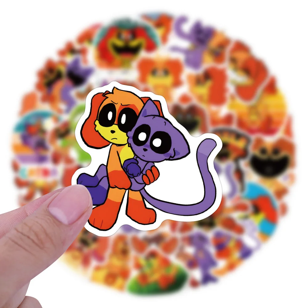 50 Pezzi Adesivi Decorativi Impermeabili Smilling Critters per Tazze e Computer